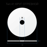 Круг 115х2,5х22 ЛУГА отрезной по металлу 