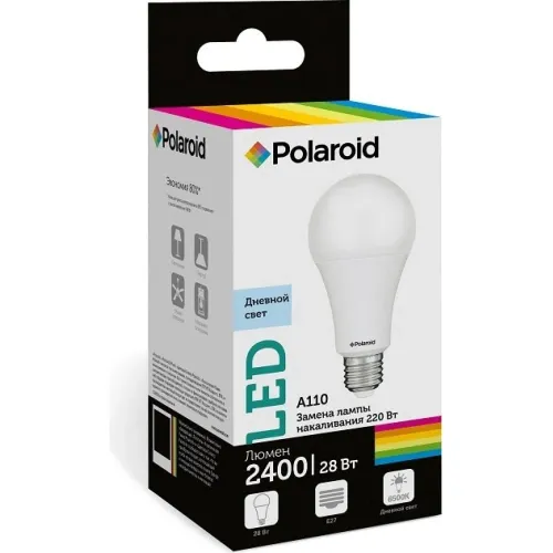 Лампа Включай  6 светодиодн. LED 7.5W E27 6500К 220V пластик+алюм.