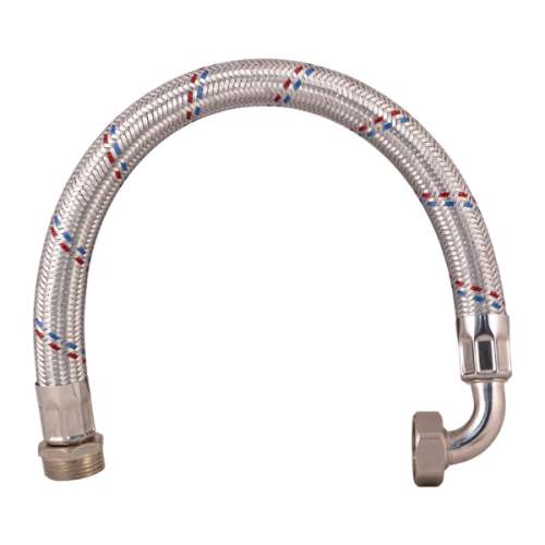 Шланг метал. для насосной станции 70см 1"х1" угловой ГИГАНТ