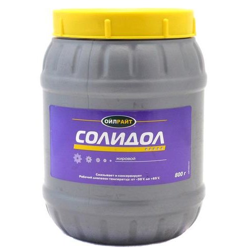 Смазка Солидол жировой 800гр OILRIGHT 