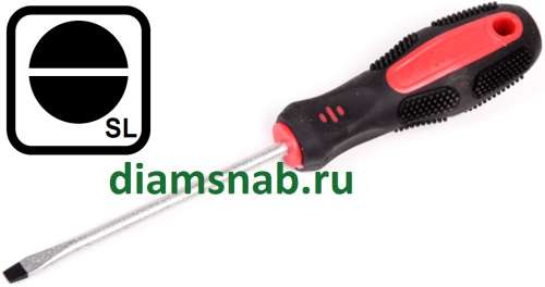 Отвертка шлицевая STANDART SL 8х150 мм 2560815