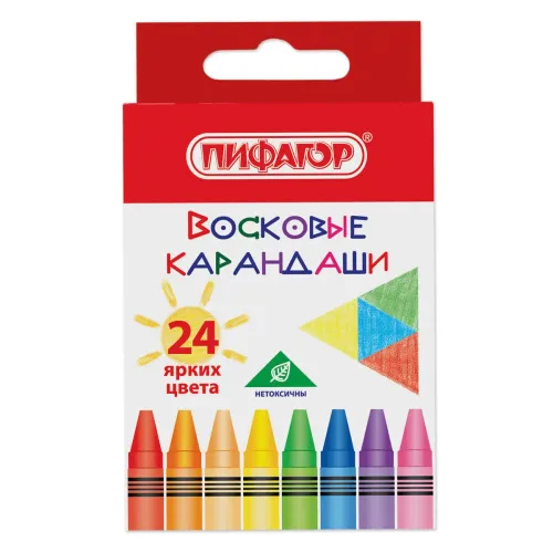 Набор Карандашей восковых (24 цвета) 227281