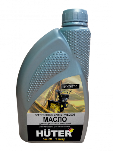 Масло моторное 5W30, для техники Huter, 1 л. 73/8/1/2