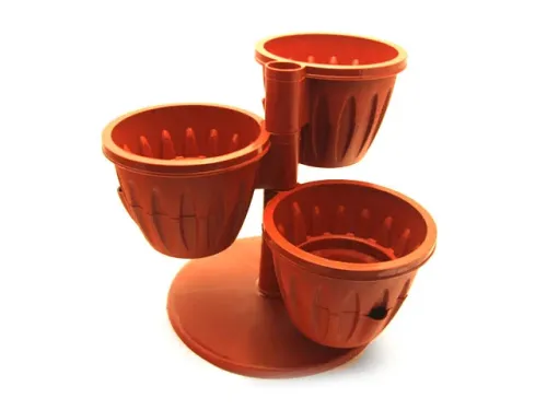 Горшок пласт КАМЕЯ 3,2л терракот