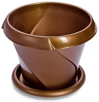 Кашпо пласт Флориан 4,2л белое