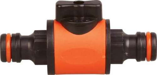 Коннектор АР 1021 двухсторонний с запорным краном