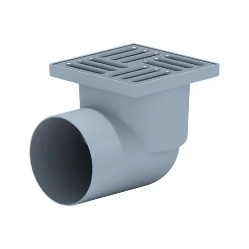 Трап горизонтальн. ф110 НЕРЖ решетка 150х150