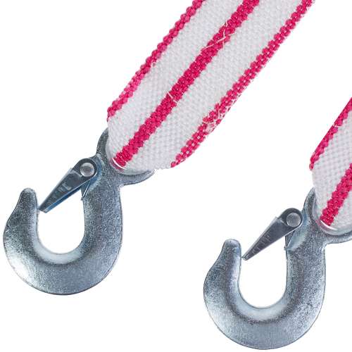 Трос буксировочный ленточный 5т в чехле 2 крюка 73704