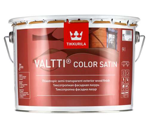 Тиккурила Антисептик тиксотропный 2,7л.  VALTTI COLOR SATIN Tikkurila
