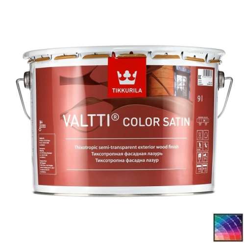 Тиккурила Антисептик тиксотропный 9л.  VALTTI COLOR SATIN Tikkurila