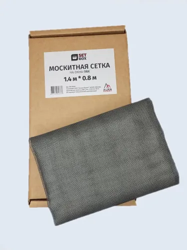 Сетка москитная для окон 1*25м,серая