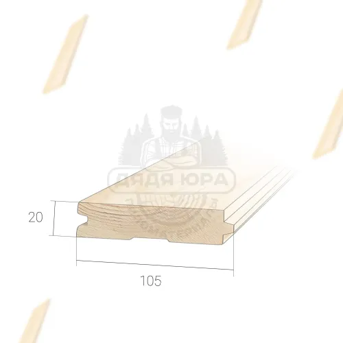 я Доска 45х105х6000 мм (0,02835 м3) сорт 1-3
