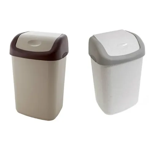 Контейнер для мусора 18л серебр.