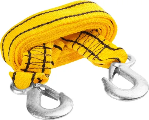 Трос буксировочный 4м, 5т, 2 крюка, сумка STAYER 61207-5,0