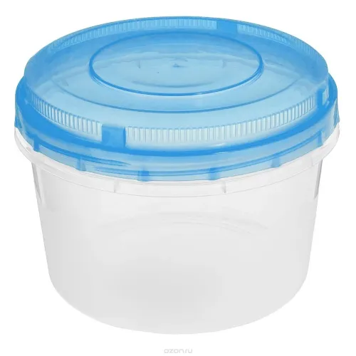 Емкость для СВЧ 1л квадратная