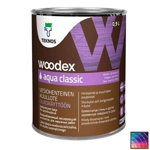 Текнос.WOODEX AQUA CLASSIC лессирующий антисептик 0,9л