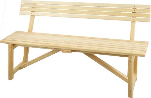 Лавка со спинкой Садовая 