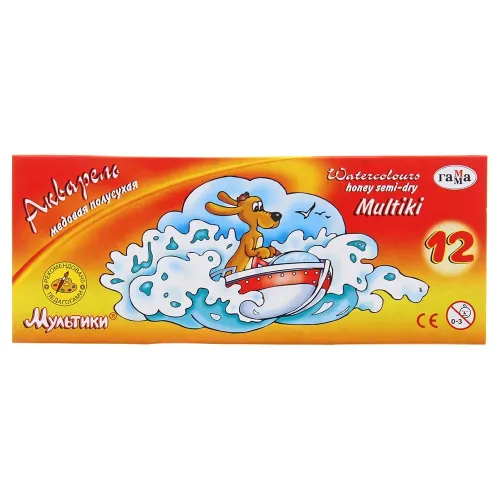 Краски акварельные 12 цветов 583-242