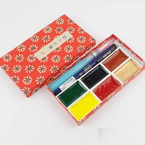 Краски акварельные 6 цветов 231-030