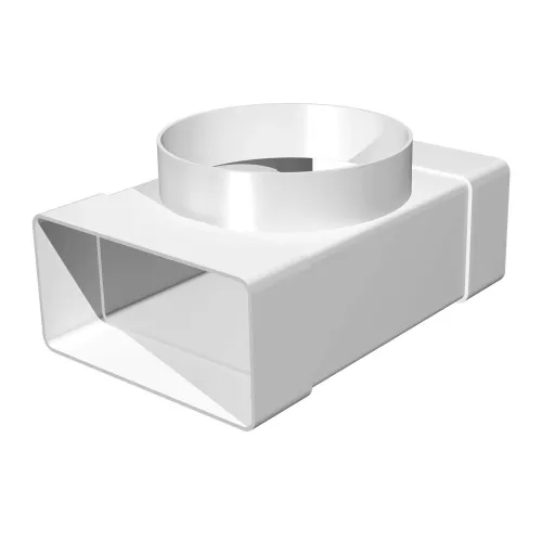 Соединитель Т-образный плоских с круглым 612ТФ10П Эковент