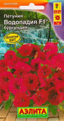 Петуния ВОДОПАДИЯ бургундия 